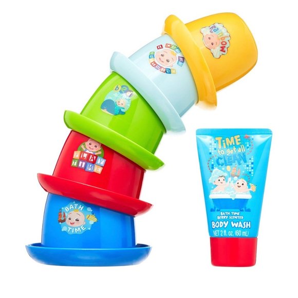 Cocomelon Bathtub Fun Body Wash and Stackable Cups - Picture 5 of 8